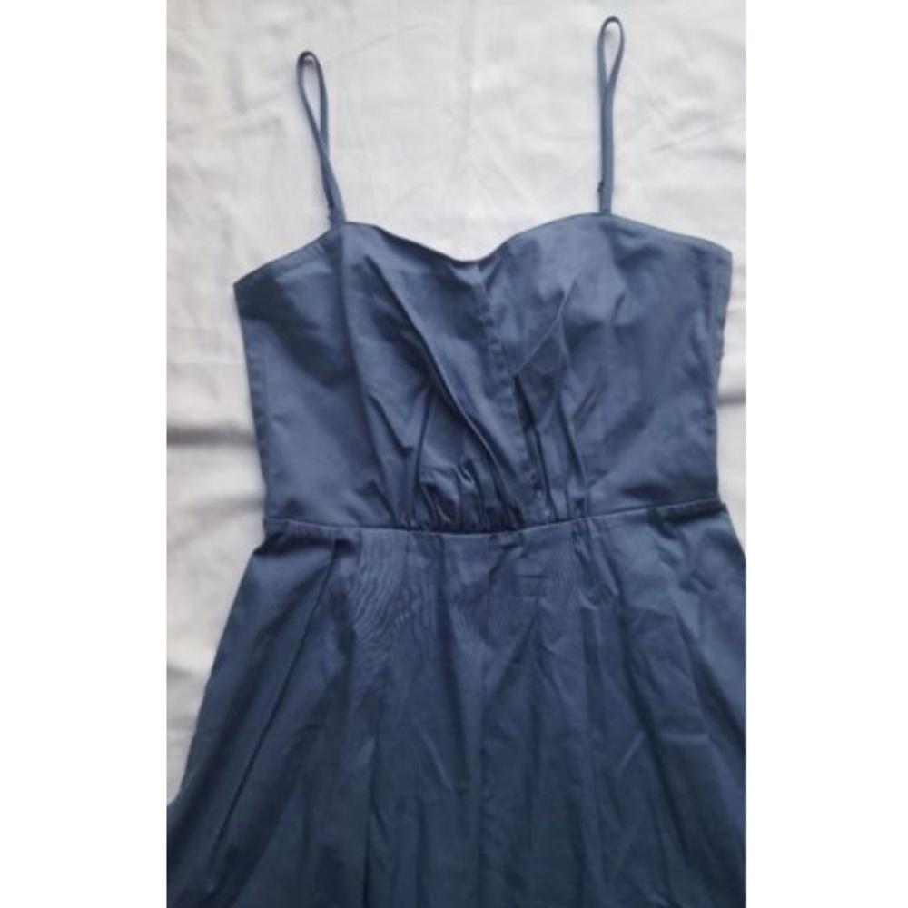 Patterson & Kincaid Sleeveless Strappy Mini Dress S Blue New - Picture 2 of 4